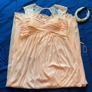 Light pink/coral formal dress